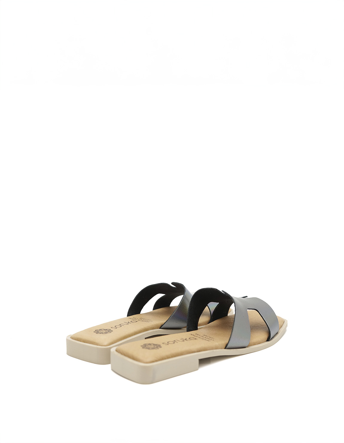 soruka-daphne-sandalen-metallic-recycling-leder-schmal image 4