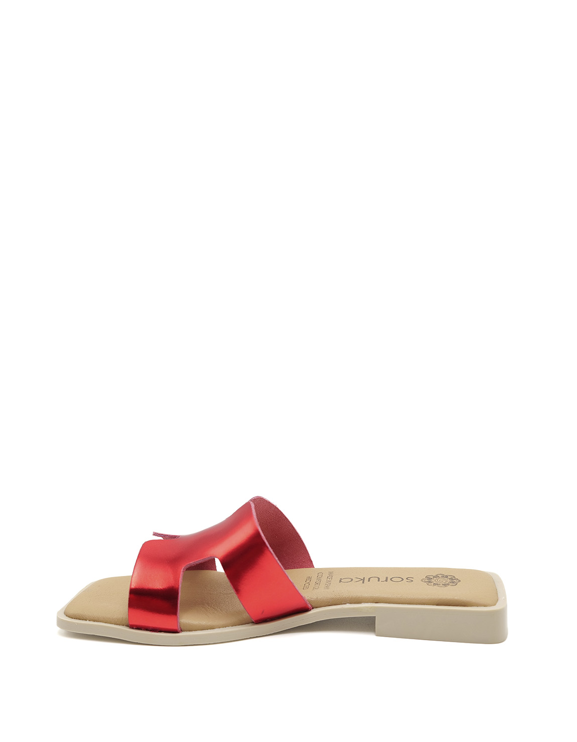 soruka-daphne-sandalen-leder-metallic-flach image 4