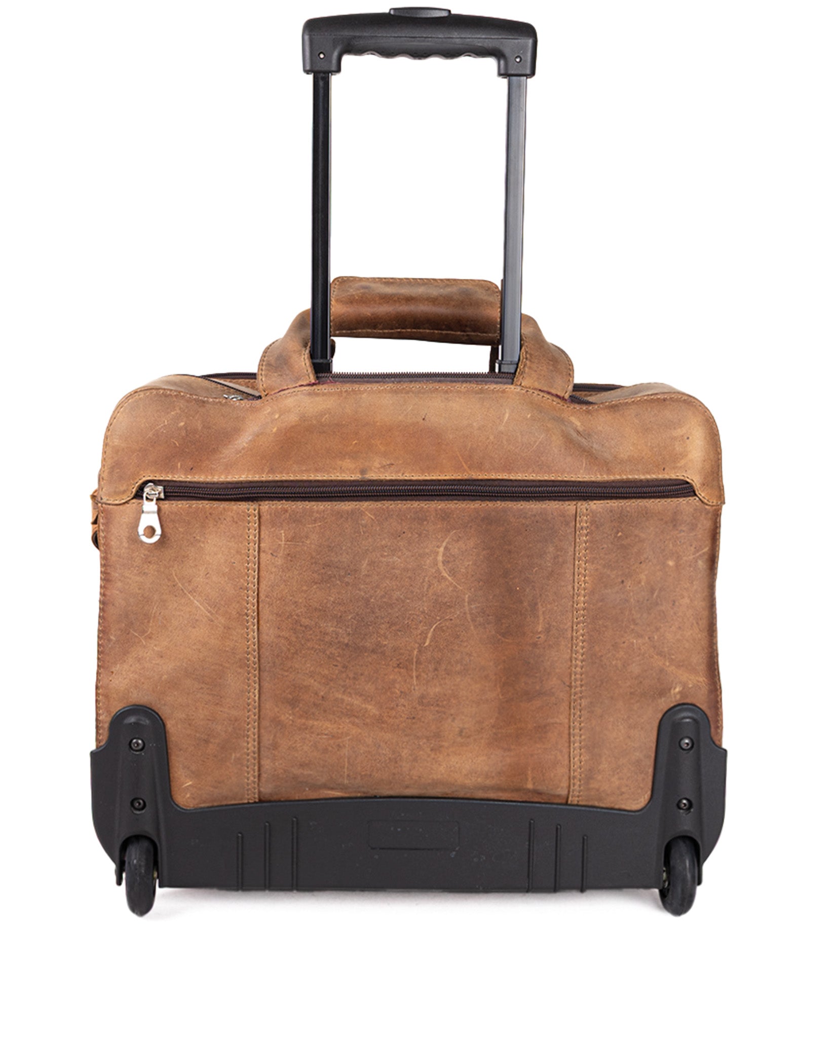 harolds-antic-businesstrolley-akten-trolley-schwarz-rindleder-15-zoll image 3