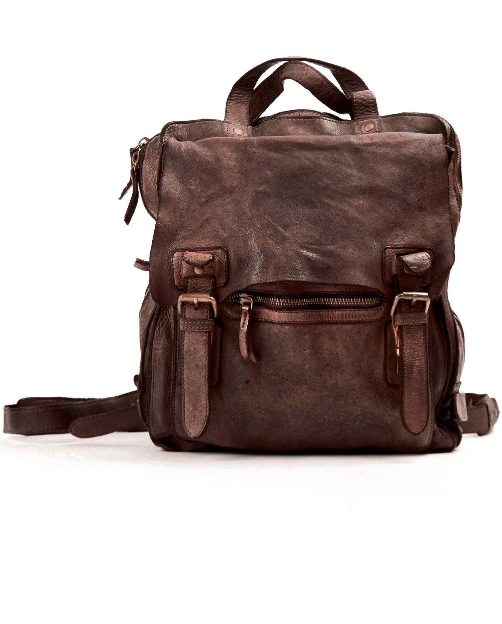 harolds-submarine-backpack-l-rucksack-leder-schwarz-a4 image 5