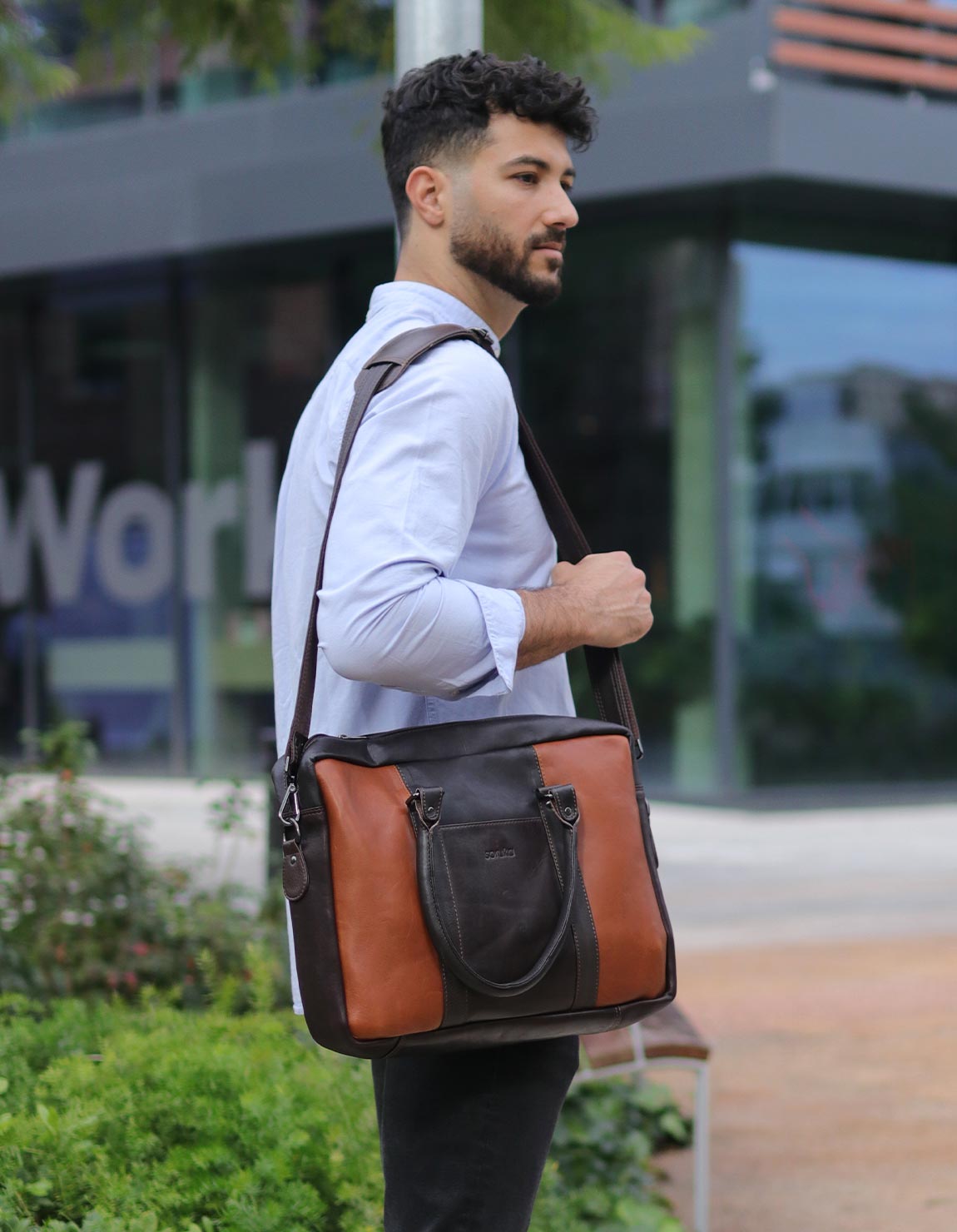 soruka-laptop-bags-edinburgh-laptoptasche-braun-leder image 4