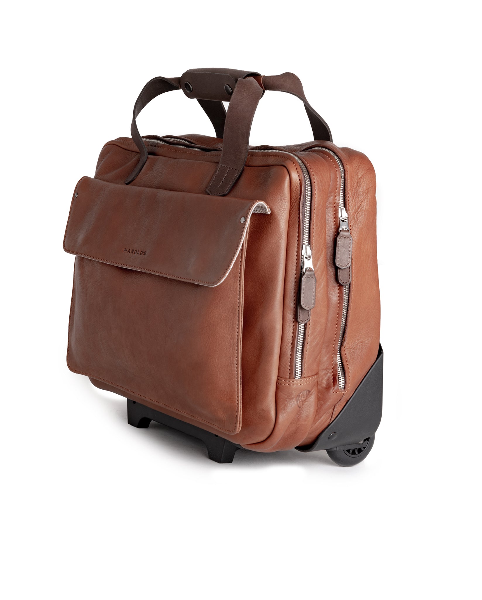 harolds-ivy-lane-notebook-businesstrolley-leder-schwarz-trolley image 5