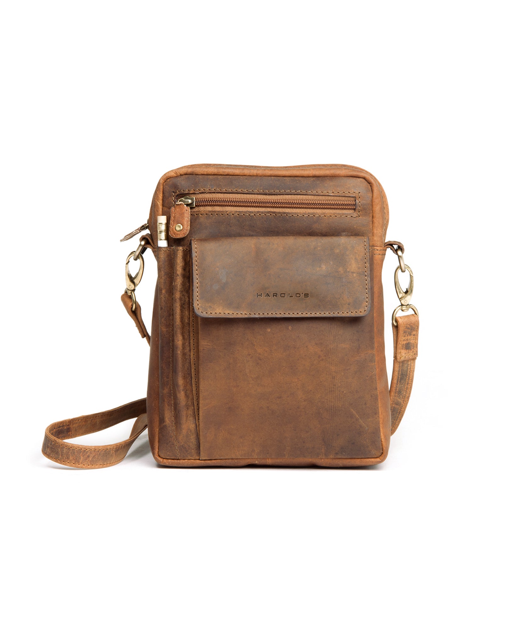 harolds-antic-shoulderbag-s-umh-ngetasche-natur-rindleder-18x22cm image 1