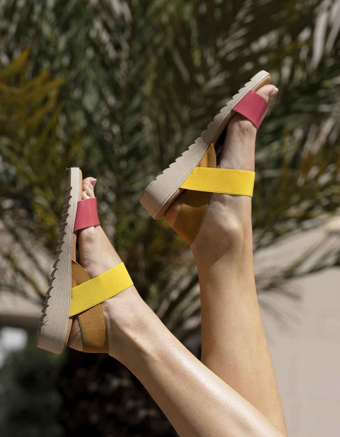 soruka-venus-print-sandalen-orange-pink-leder image 6