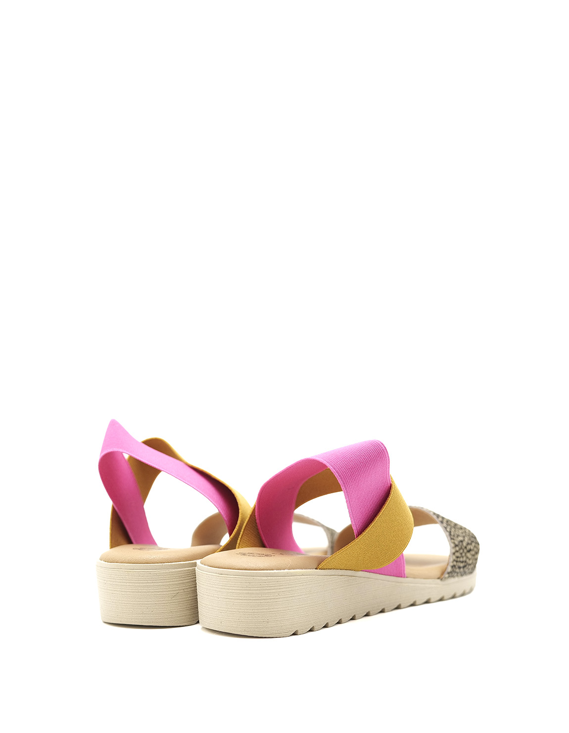 soruka-footwear-venus-print-sandalen-camel-fuchsia-gelsohle image 3