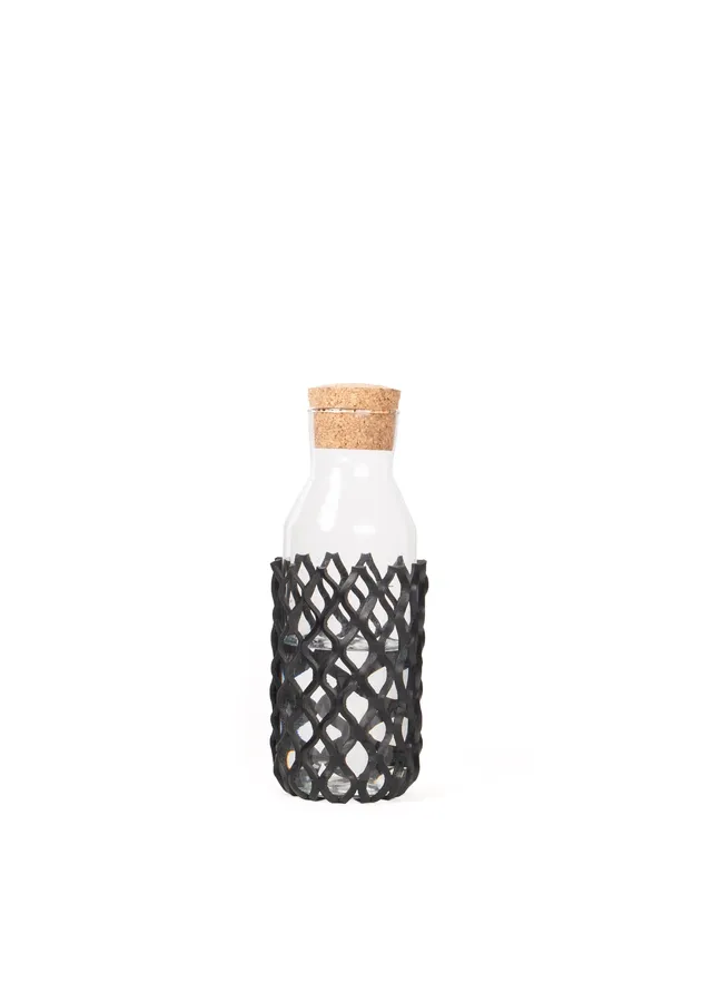 harolds-leather-grid-l-glasabdeckung-schwarz-sattlerleder image 1