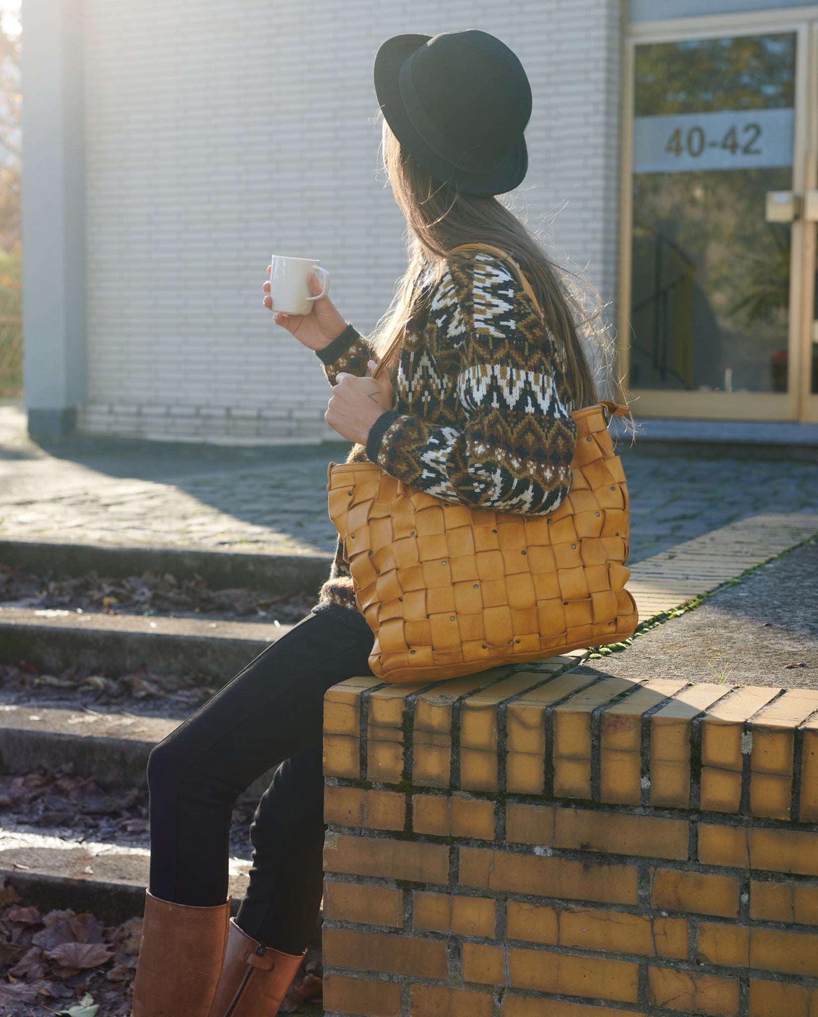 harolds-galore-braid-totebag-shopper-gelb-geflecht image 1