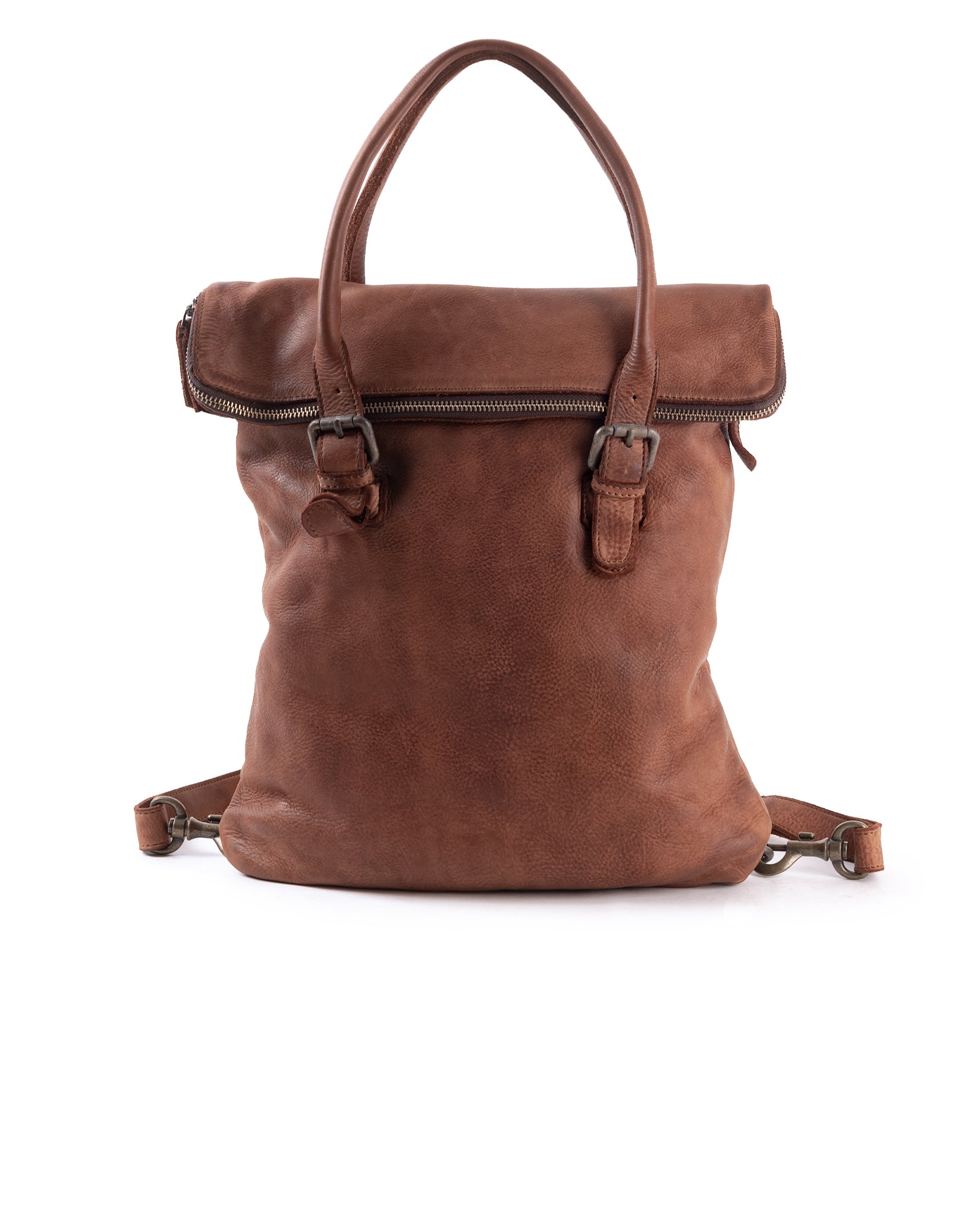 harolds-submarine-backpack-flap-rucksack-cognac-leder image 1