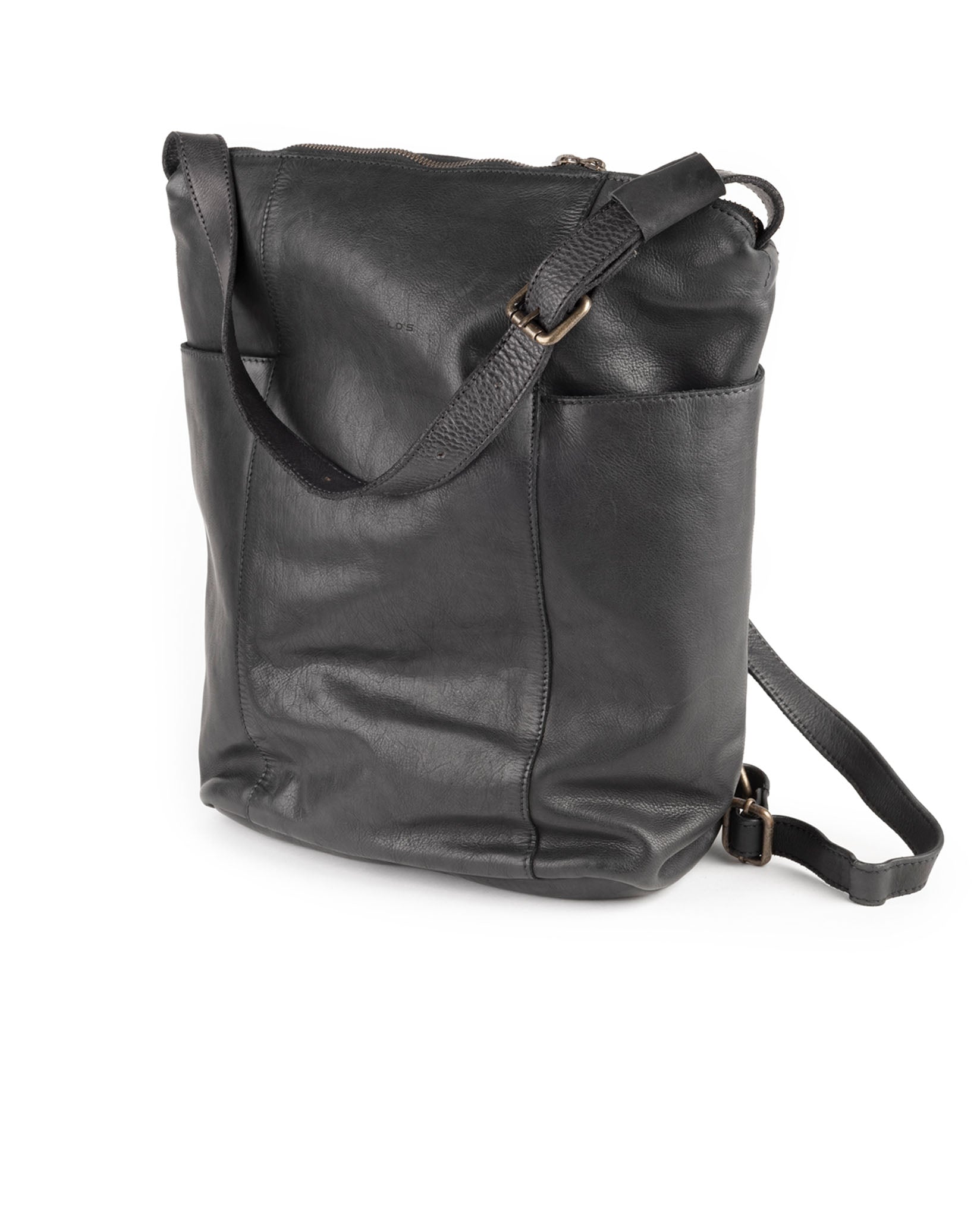 harolds-submarine-shoulder-backpack-rucksack-schwarz-leder image 3