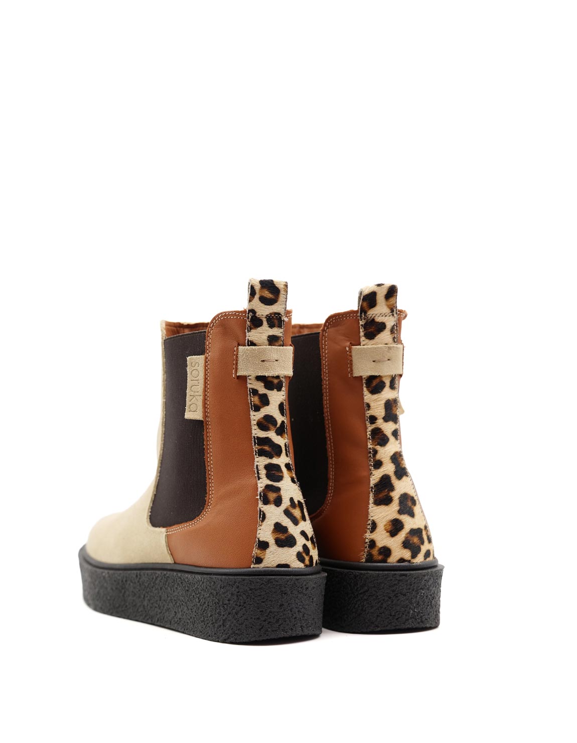 soruka-footwear-minerva-stiefeletten-braun-animal-print-flach image 3