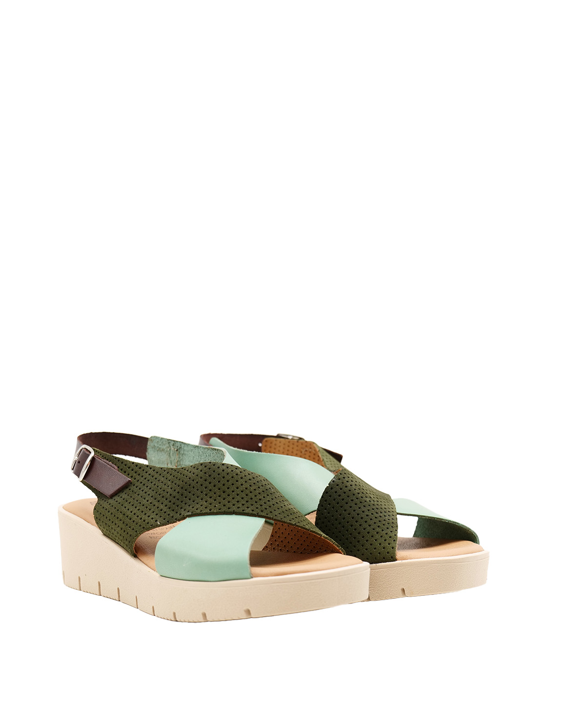 soruka-aphrodite-sandalen-gr-n-recycling-leder-gelsohle image 2