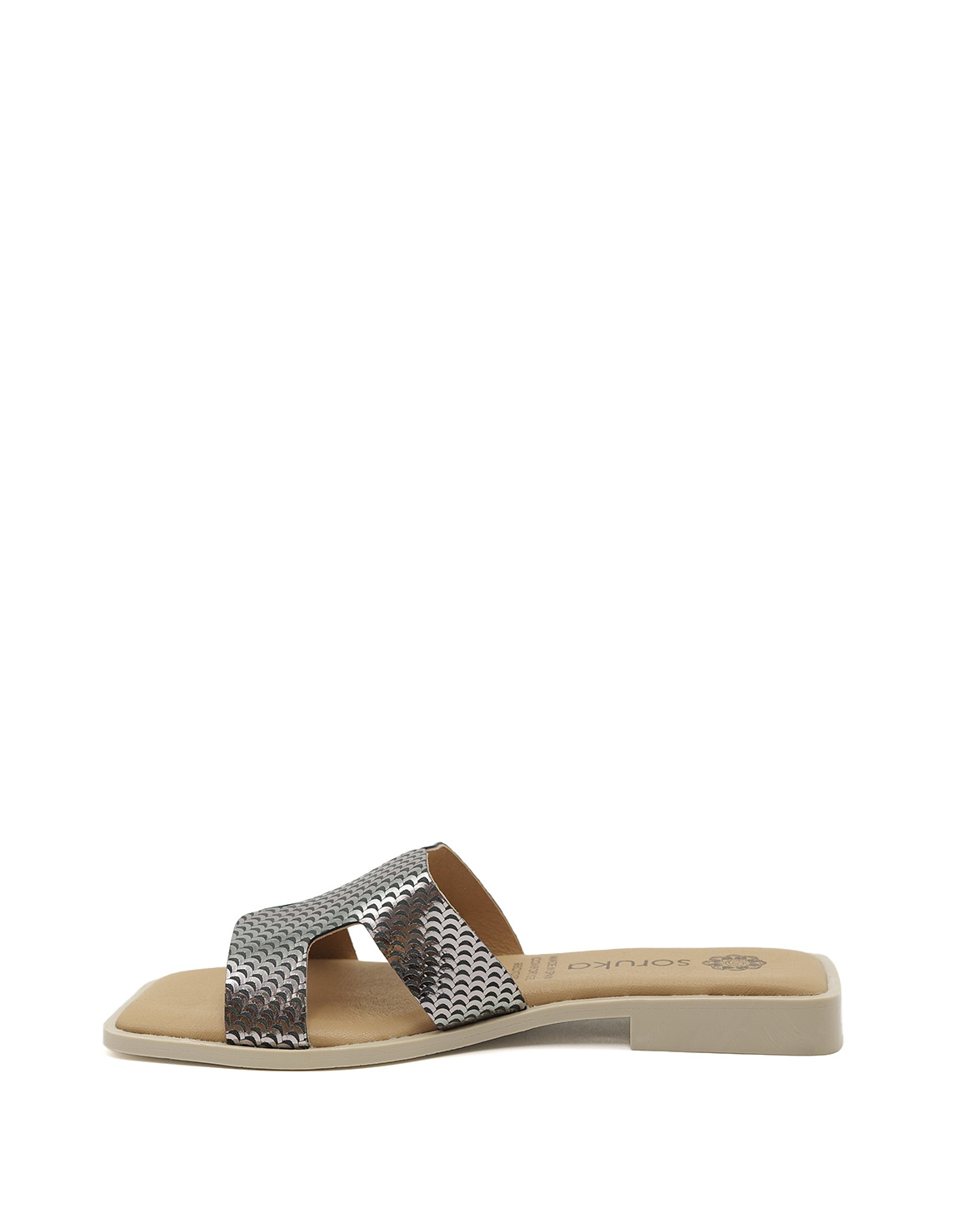 soruka-daphne-sandalen-damen-metallic-flach-leder image 2