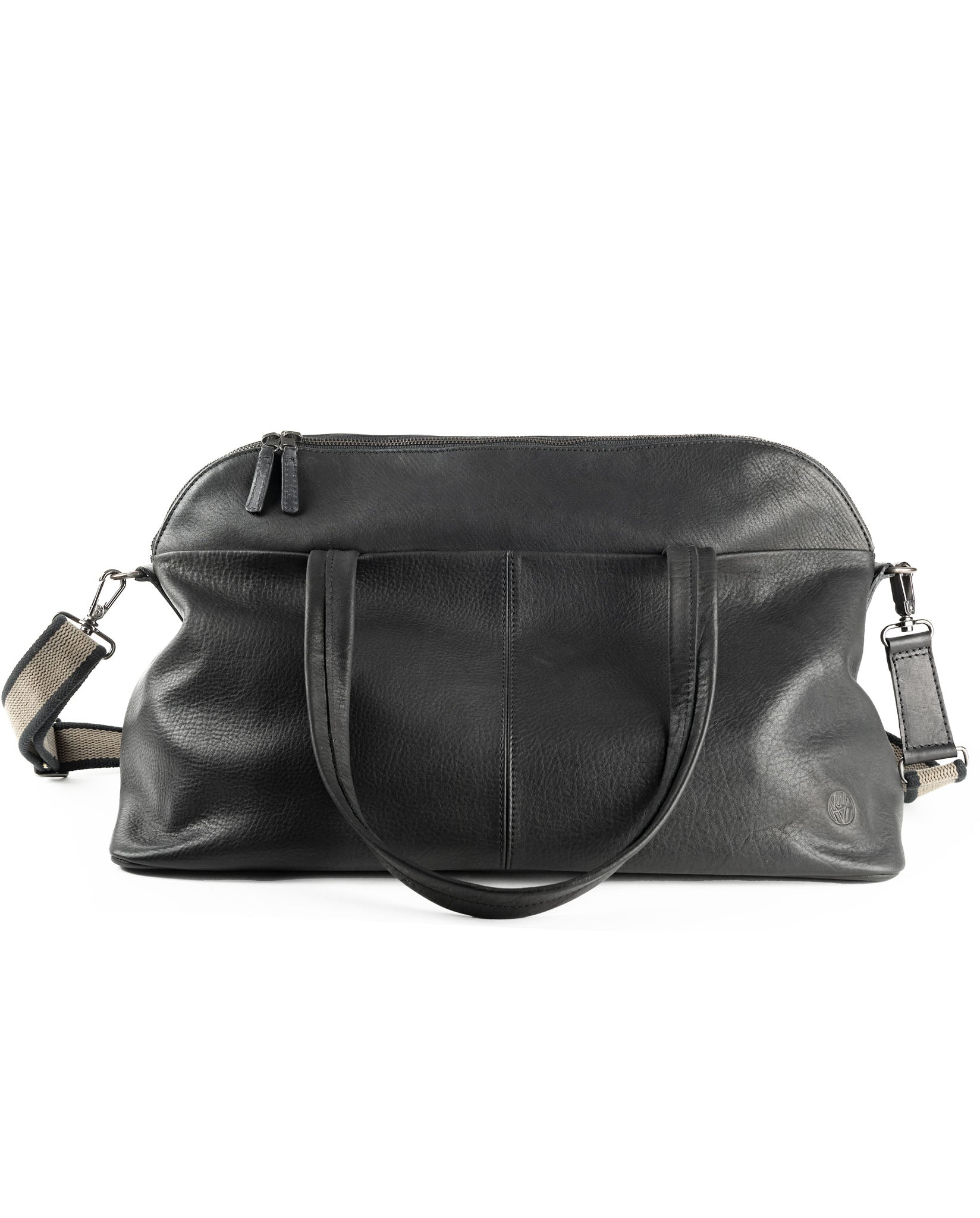 harolds-country-scraper-weekender-reisetasche-schwarz-leder image 3
