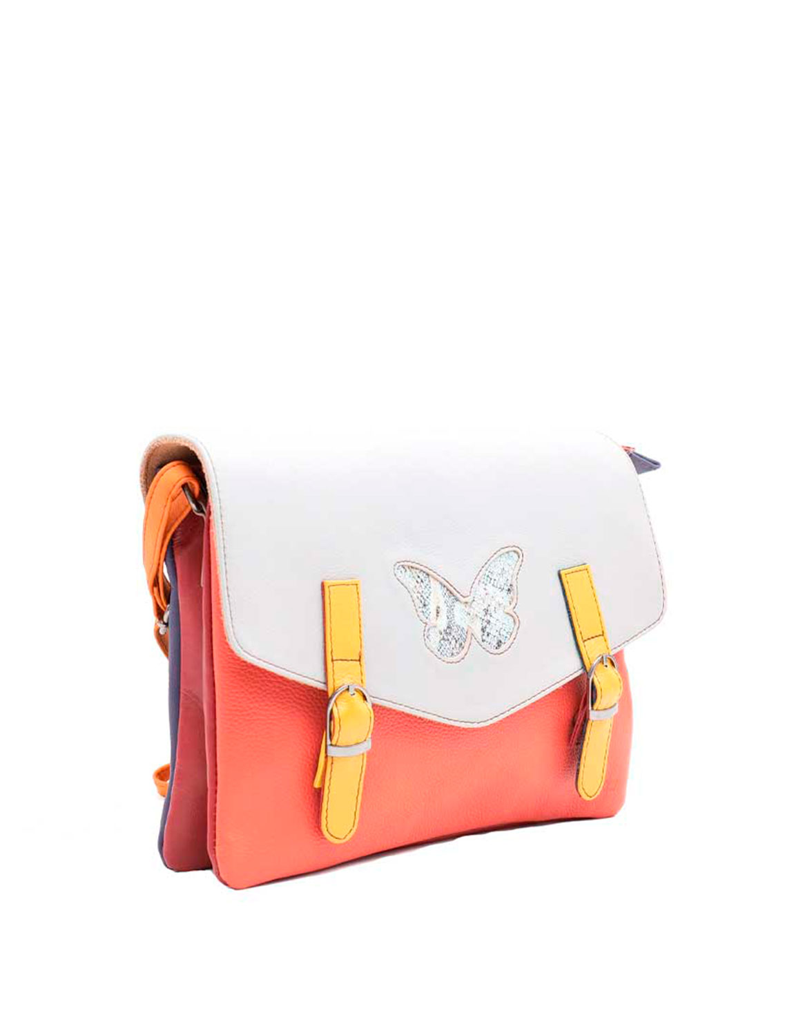 soruka-silhouettes-satchel-umh-ngetasche-orange-grau image 2