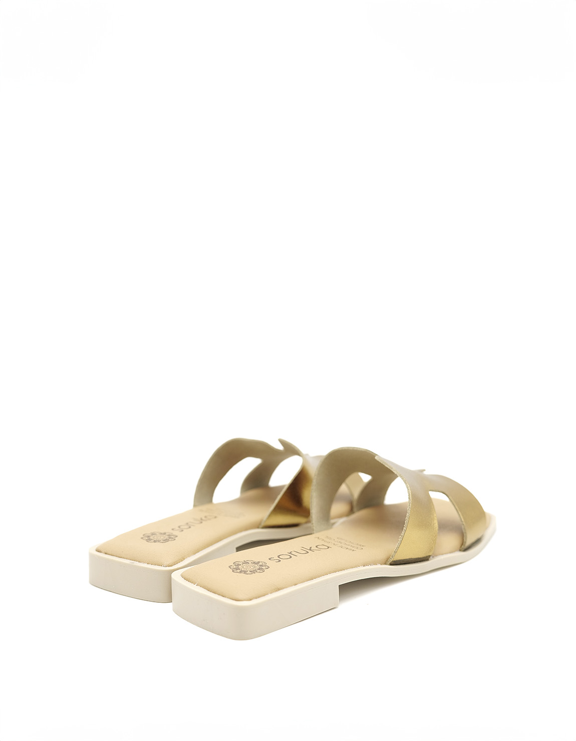 soruka-daphne-sandalen-metallic-flach-gel-sohle image 6