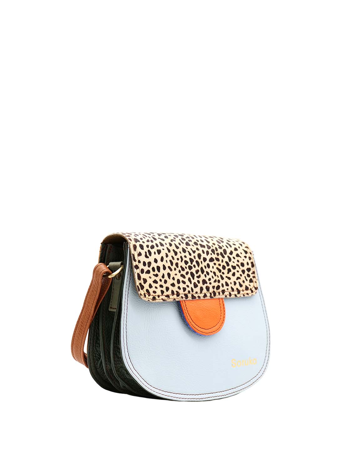 soruka-riga-umh-ngetasche-blau-animal-print-recycled-leder image 2