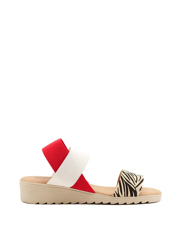 soruka-venus-print-footwear-sandalen-rot-beige-animal-print-leder image 1