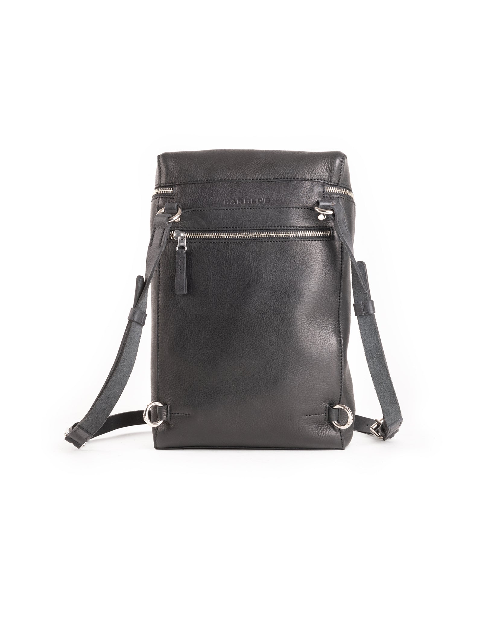 harolds-box-backpack-rucksack-schwarz-a4-leder-2in1 image 3