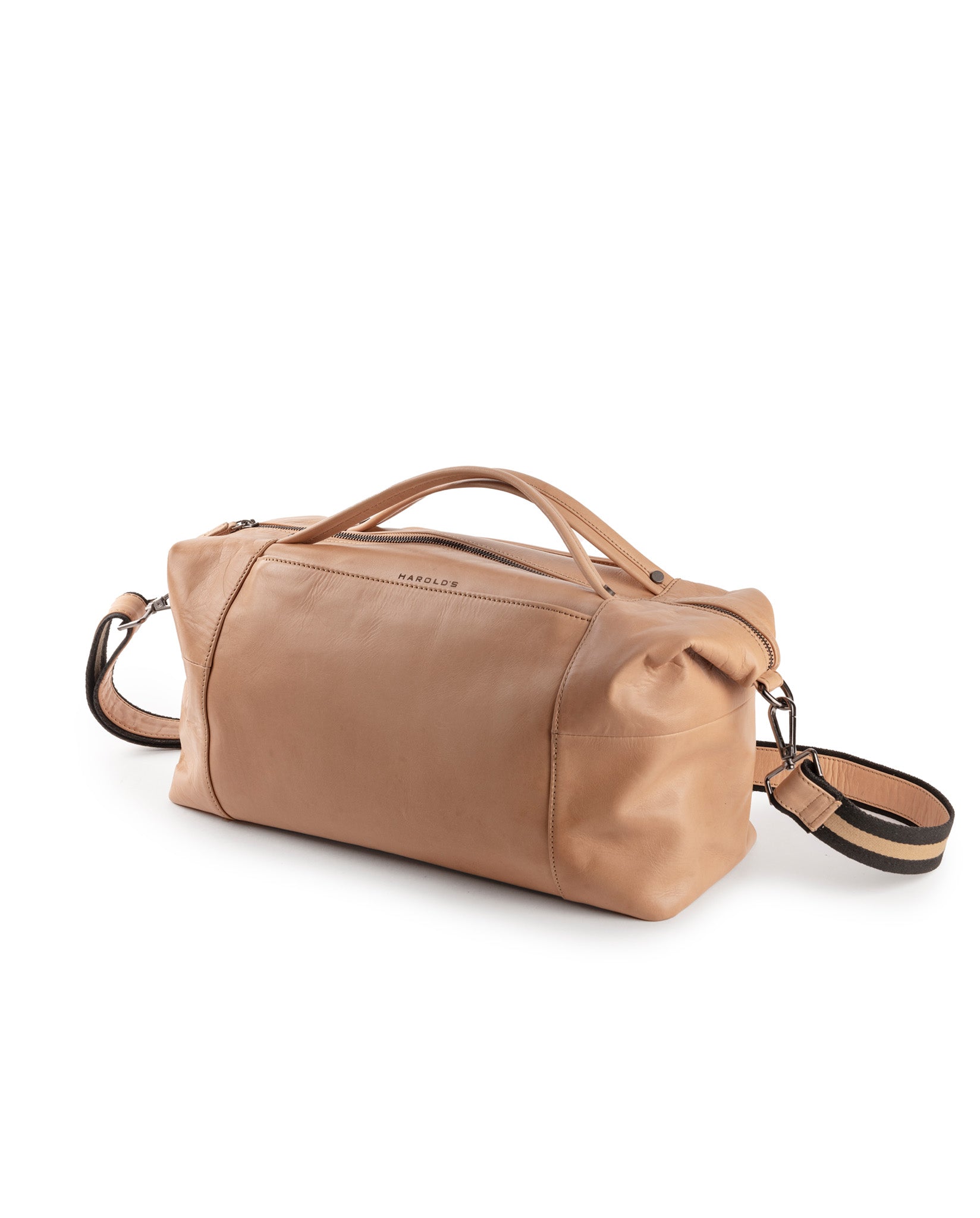 harolds-caugio-oneday-bag-s-reisetasche-schwarz-rindleder image 6