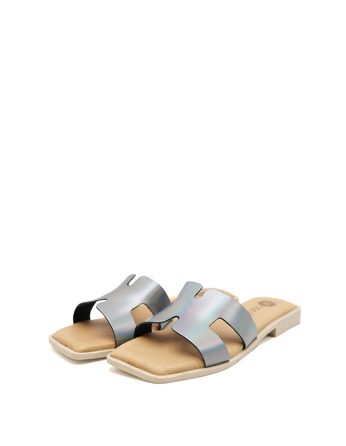 soruka-daphne-sandalen-metallic-recycling-leder-schmal image 1
