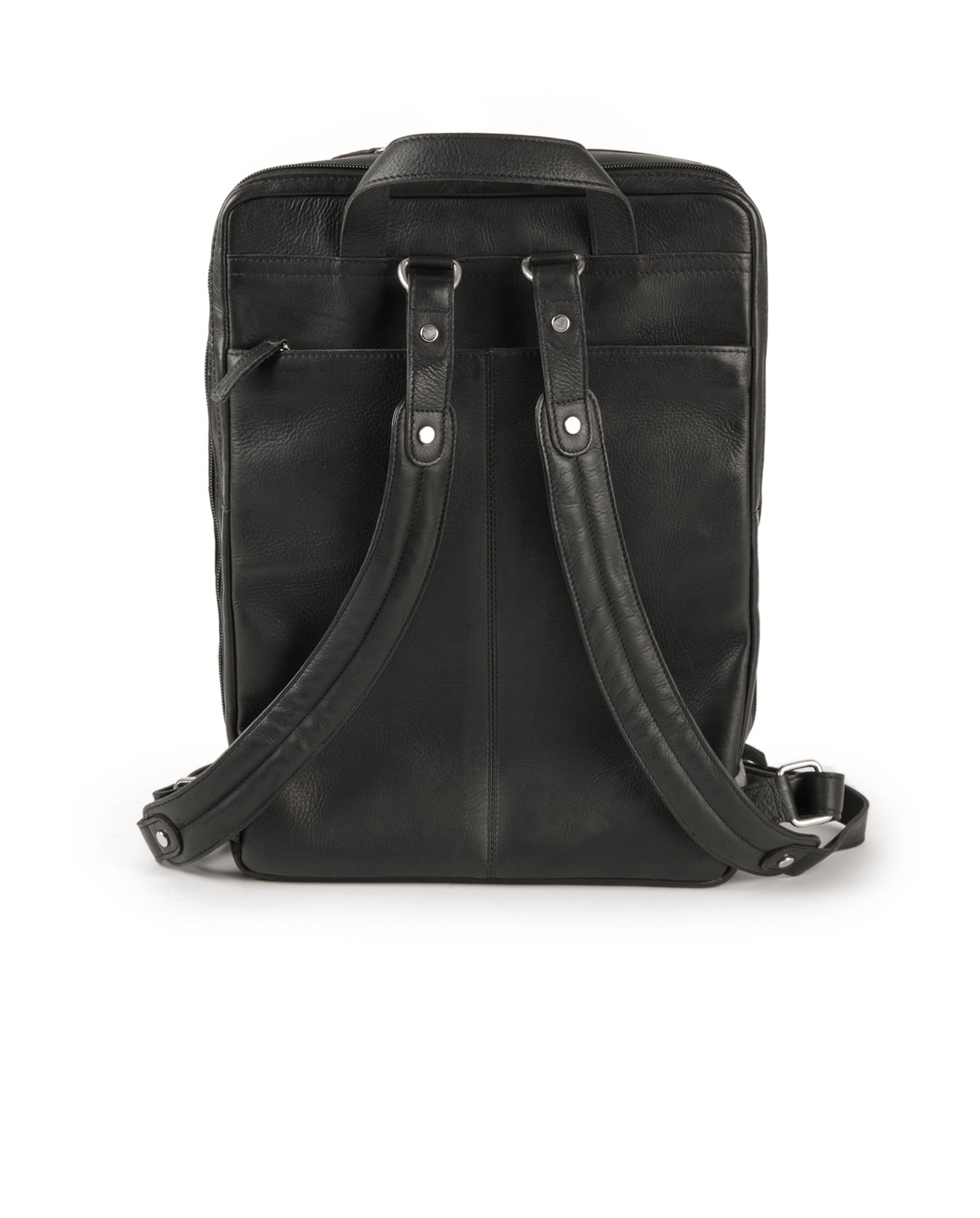 harolds-campo-notebook-rucksack-leder-schwarz image 2