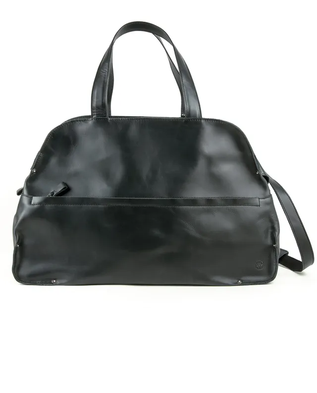 harolds-lanscape-travelbag-large-reisetasche-schwarz-leder image 1