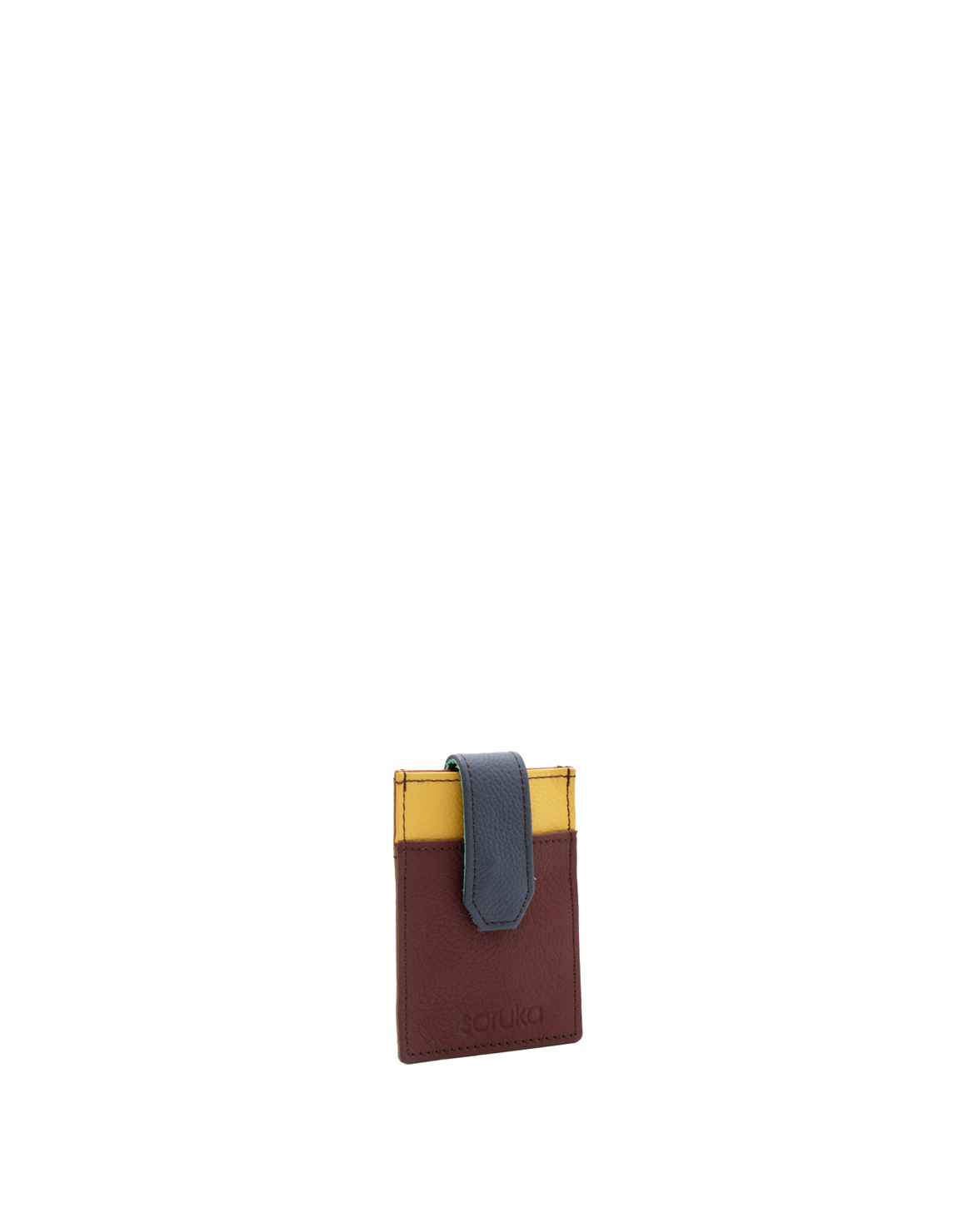 soruka-looe-kartenetui-gelb-rot-recycling-leder image 2
