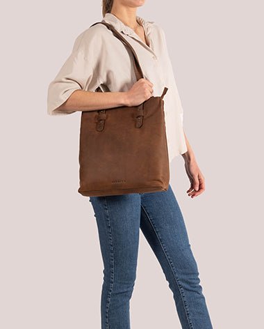 harolds-antic-twin-shopper-shopper-natur-a4-rindleder image 4