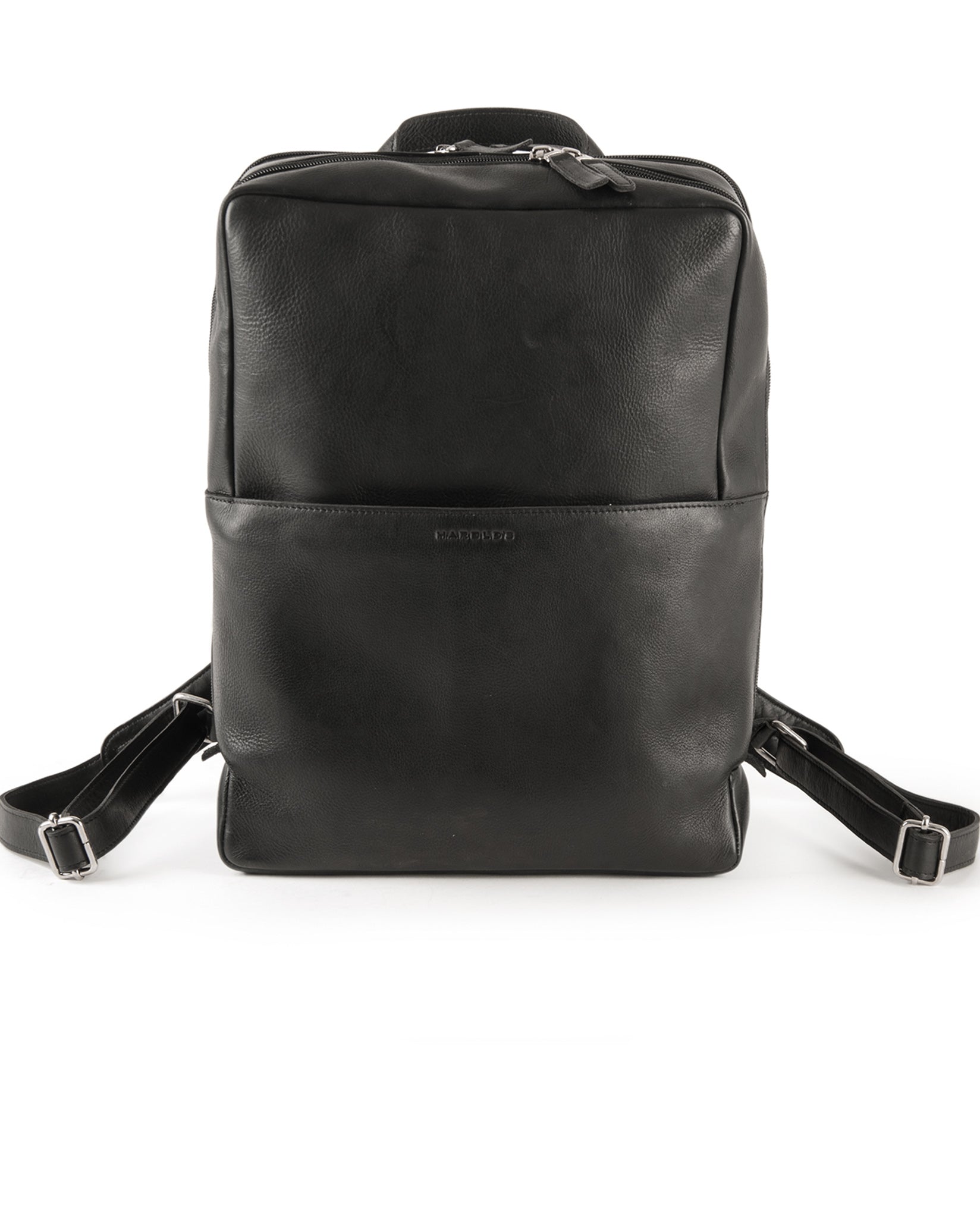 harolds-campo-notebook-rucksack-leder-schwarz image 1