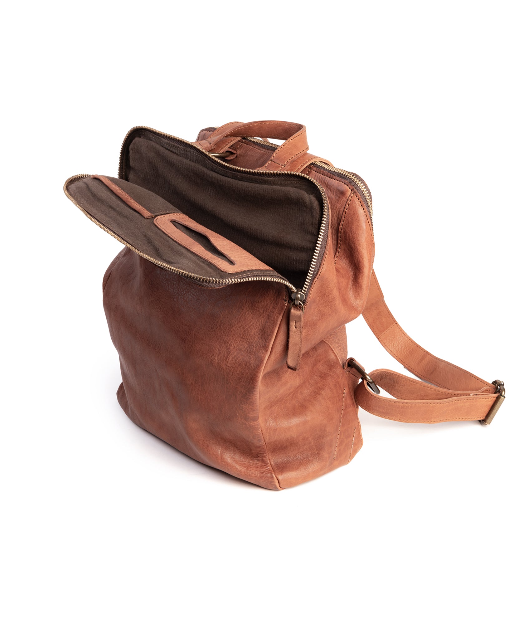 harolds-submarine-backpack-triple-rucksack-schwarz-leder image 3