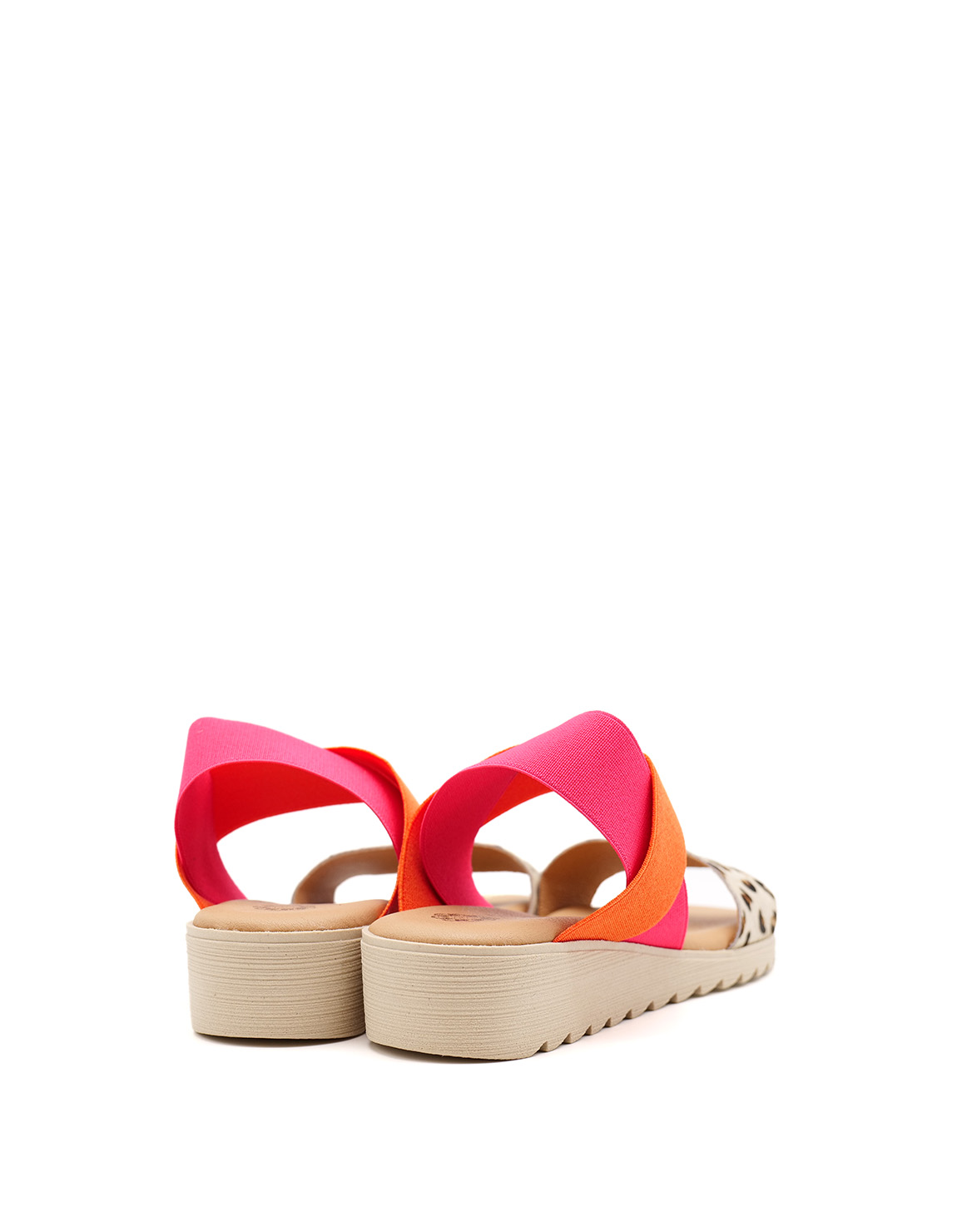 soruka-venus-print-sandalen-orange-pink-leder image 4