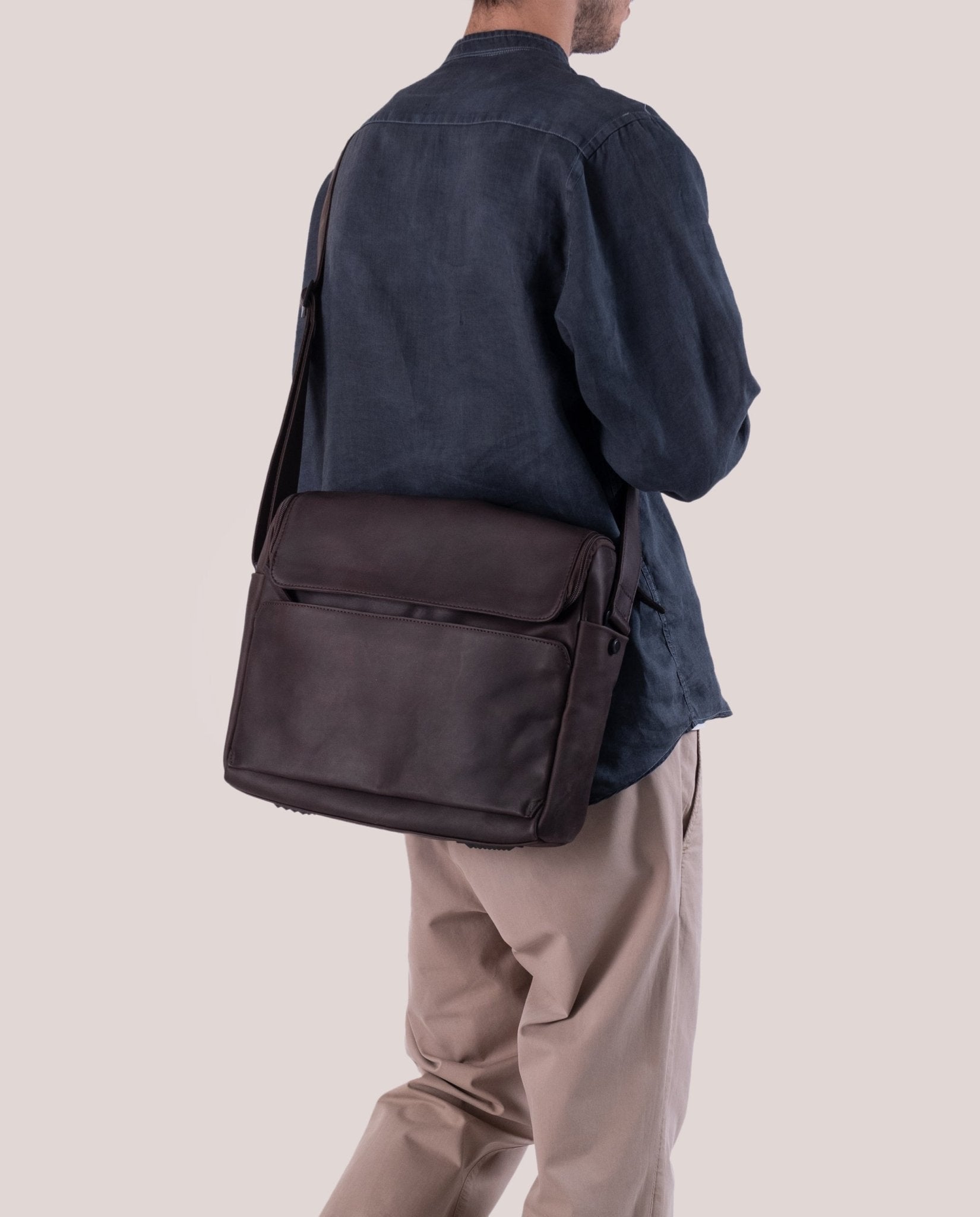 harolds-2in1-notebookbag-13-zoll-laptoptasche-braun-rindleder image 1