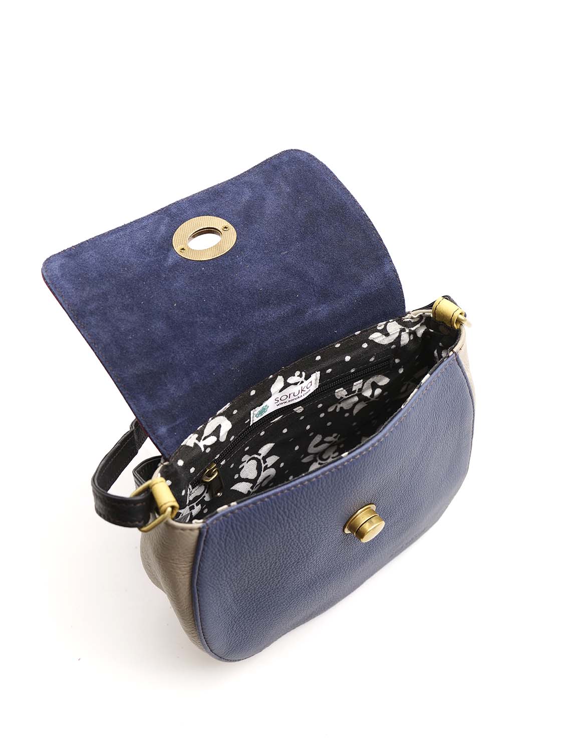 soruka-paris-crossbody-bags-umh-ngetasche-gelb-orange-recycling-leder image 4