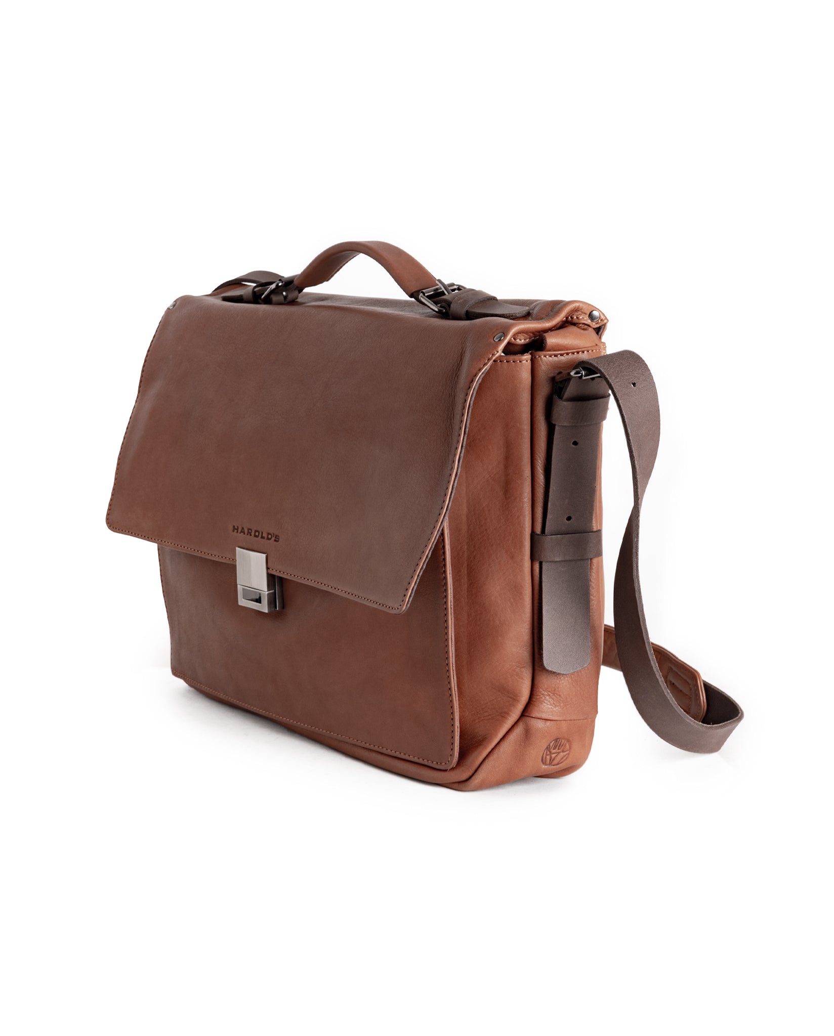 harolds-ivy-lane-notebook-briefcase-medium-aktentasche-cognac image 2