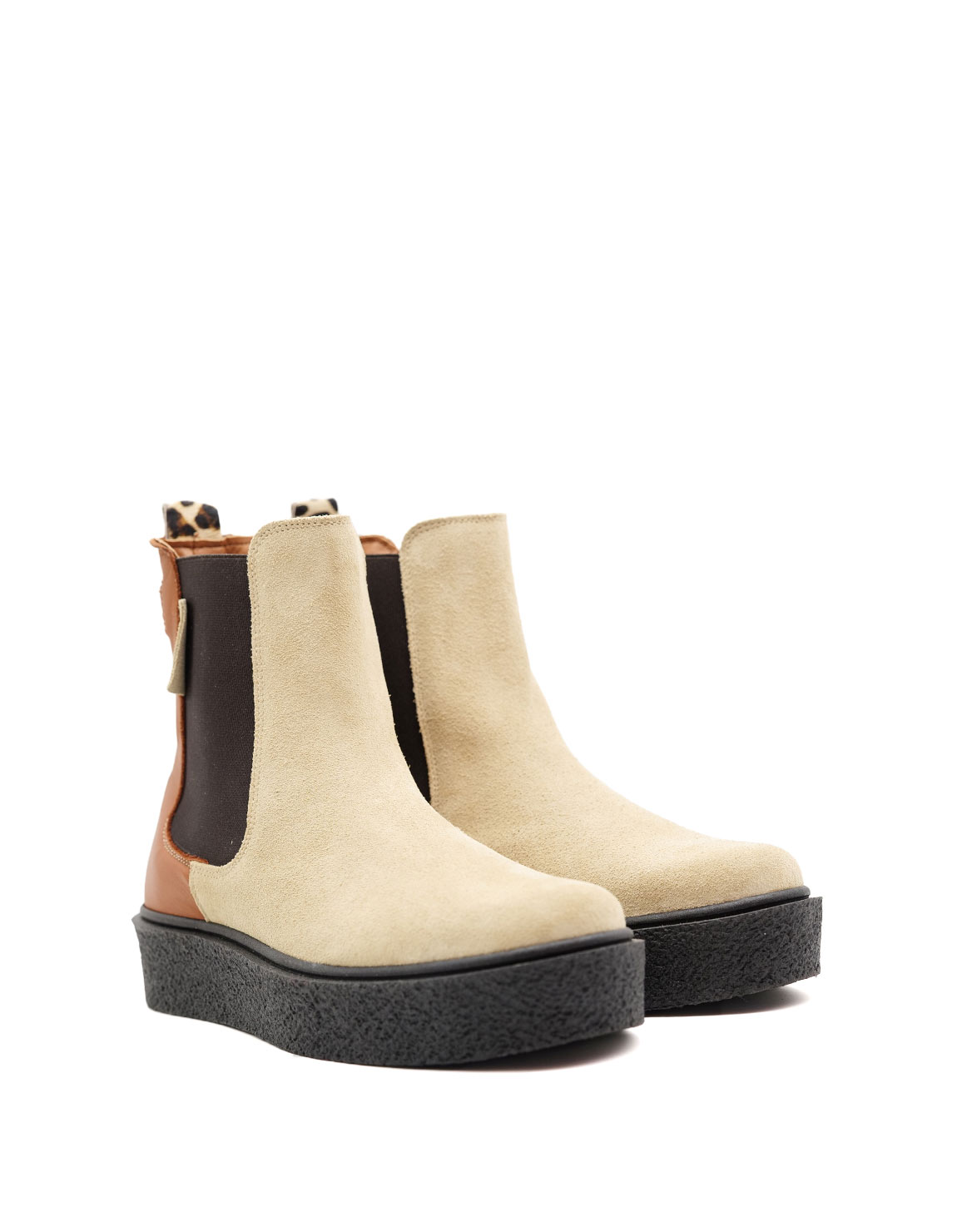 soruka-footwear-minerva-stiefeletten-braun-animal-print-flach image 2