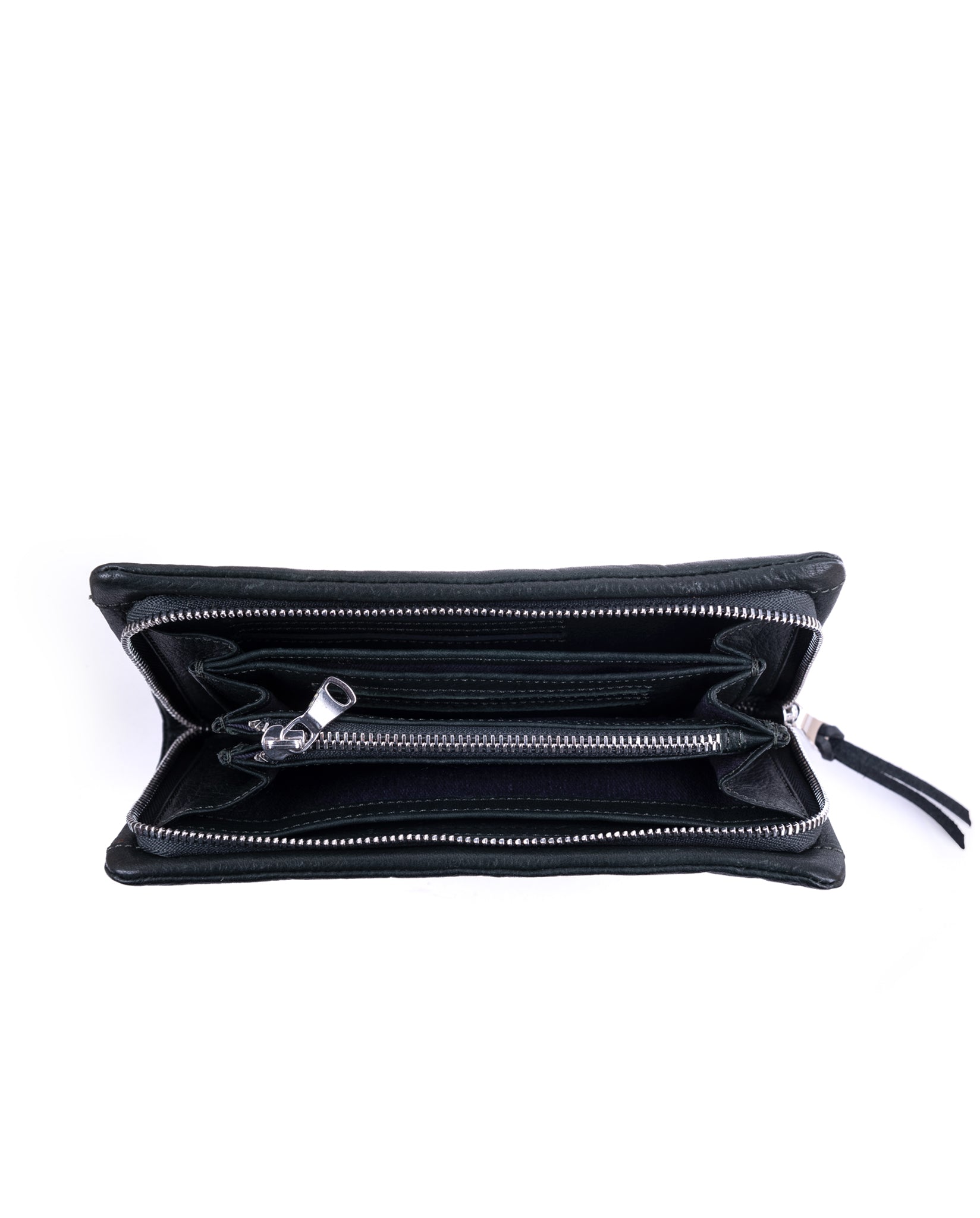 harolds-chacoral-soft-wallet-zip-large-portemonnaie-schwarz-leder image 2